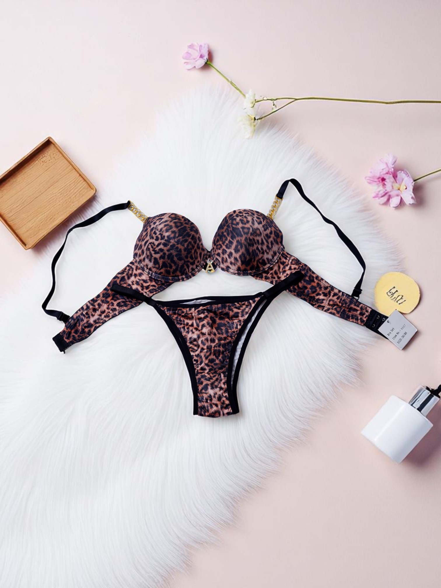 Bold Cheetah Print Padded Seamless Bra