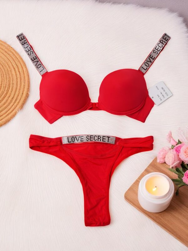 Passionate Red "Love Secret" Padded Bra