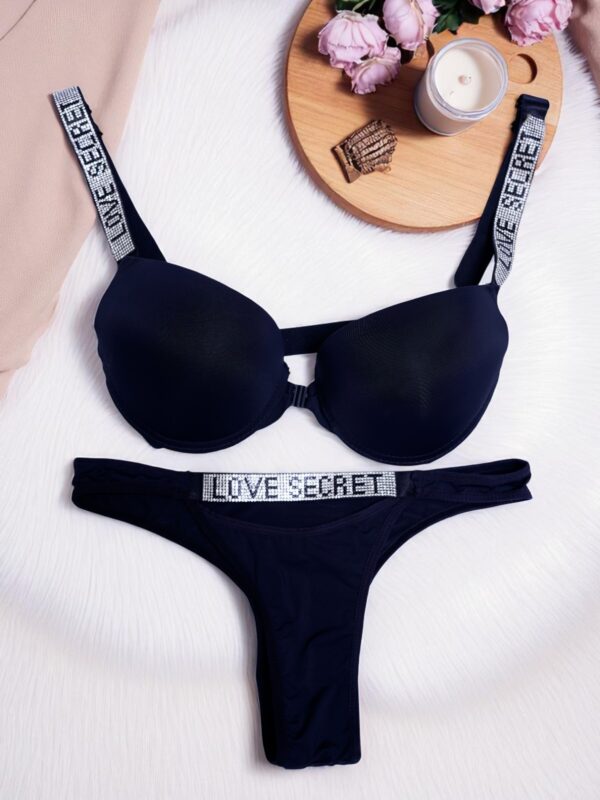 Classic Black "Love Secret" Padded Bra