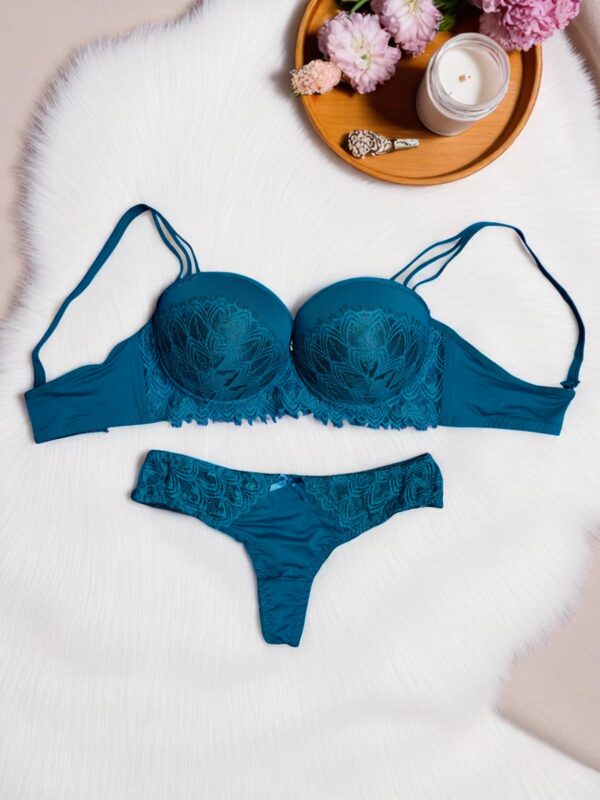 Serene Blue Padded Seamless Bra