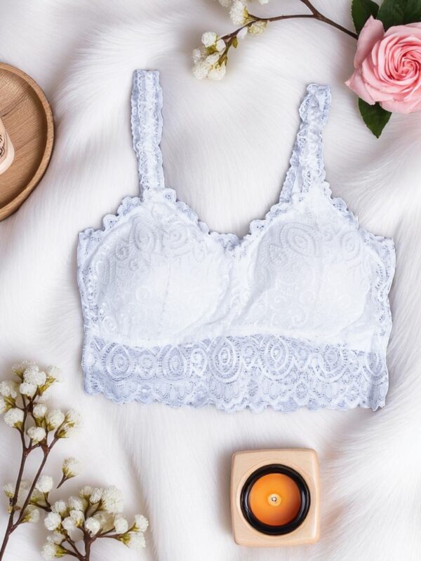 White Lace Comfort Bralette