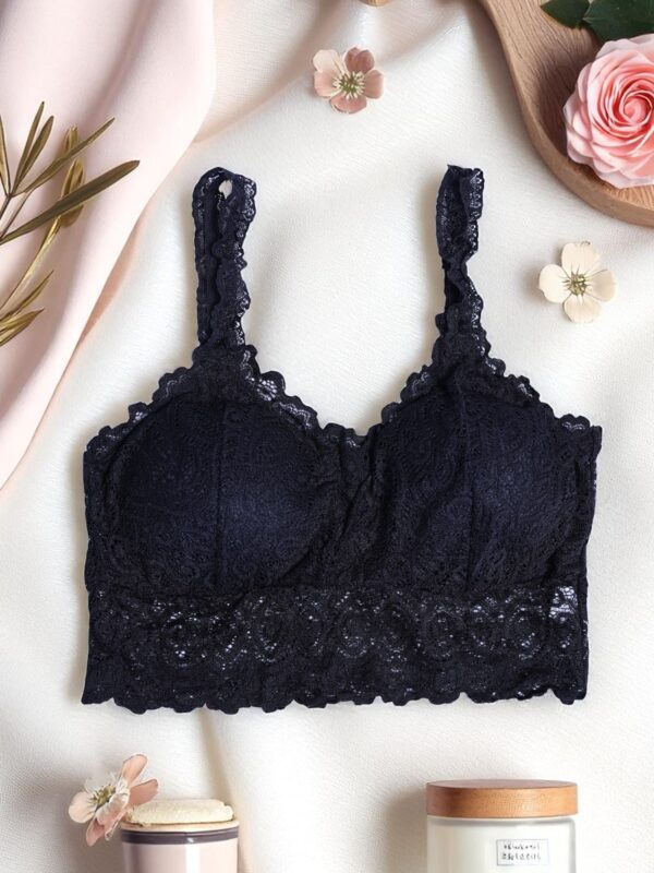 Elegant Black Lace Bralette