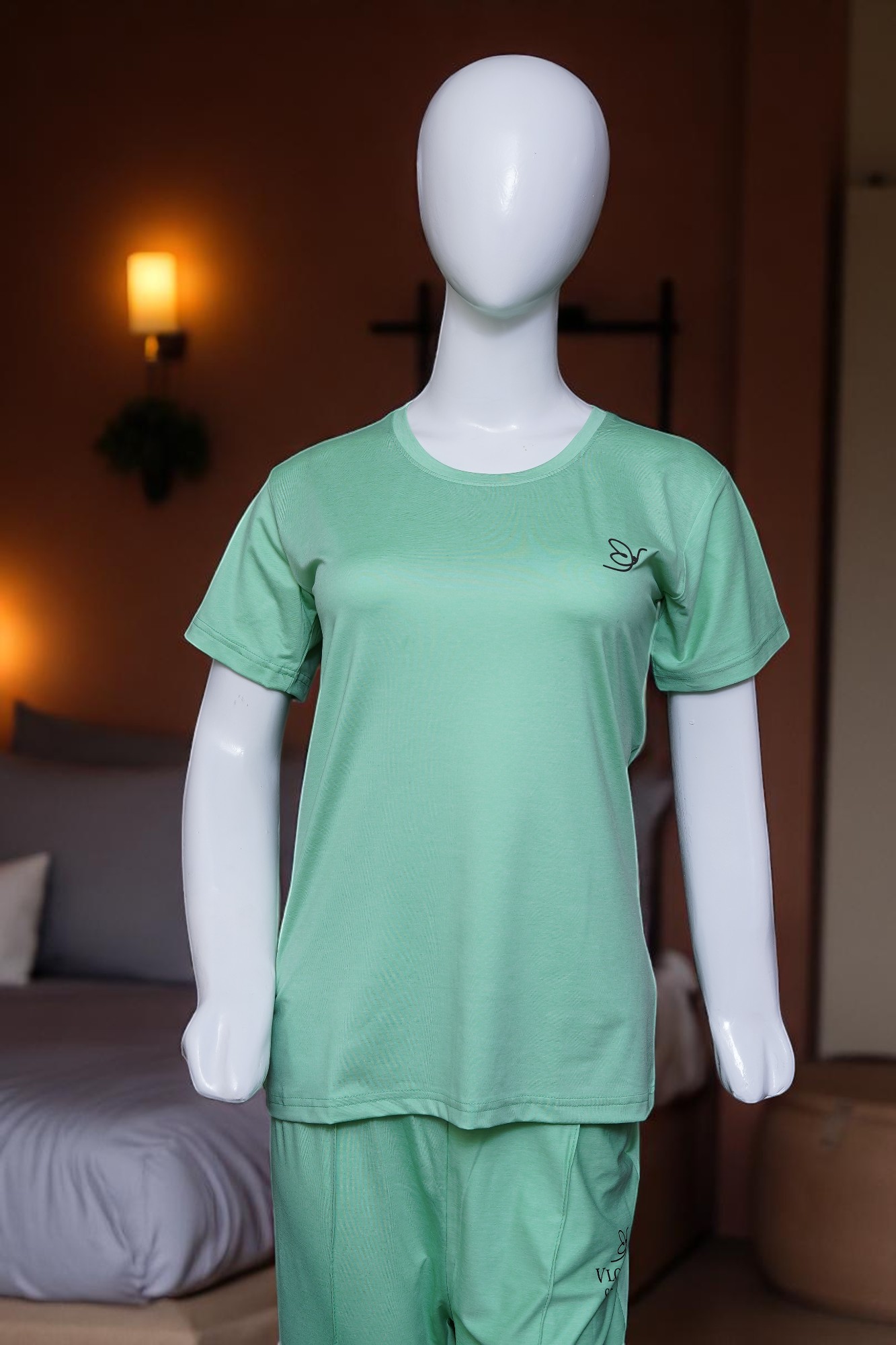 Pure Comfort Mint Green Lounge & Sleep Set - Image 5